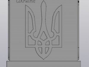 Flowerpot Ukraine 3D Print Model