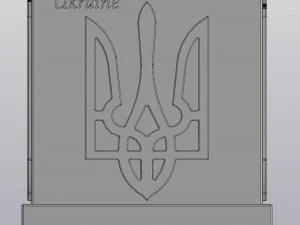 Flowerpot Ukraine 3D Print Model