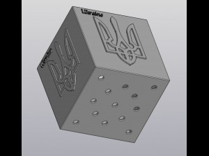 Flowerpot Ukraine 3D Print Model