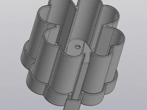 Flowerpot Clover 3D Print Model