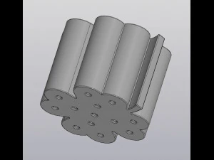 Flowerpot Clover 3D Print Model
