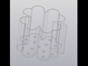 Flowerpot Clover 3D Print Model