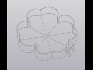 Flowerpot Clover 3D Print Model
