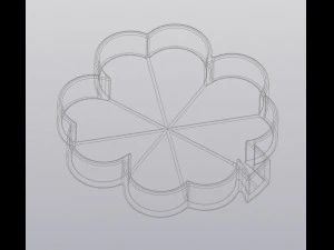 Flowerpot Clover 3D Print Model