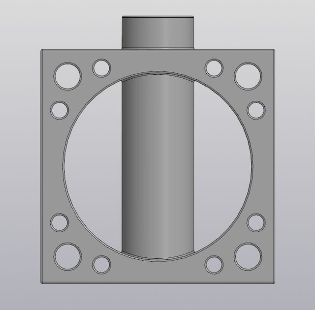 Square vase 3D Print Model .c4d .max .obj .3ds .fbx .stl .blend 