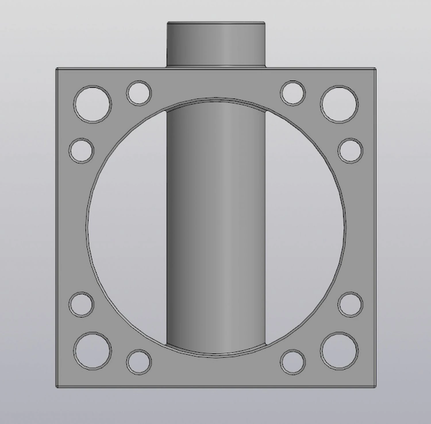 Square vase 3D Print Model .c4d .max .obj .3ds .fbx .stl .blend