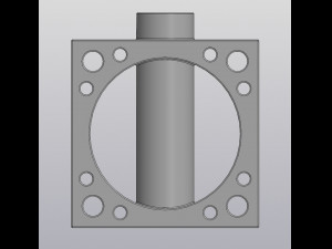 Square vase 3D-Druckmodell