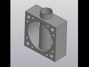Square vase 3D Print Model