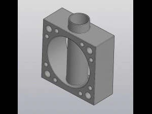 Square vase 3D Print Model
