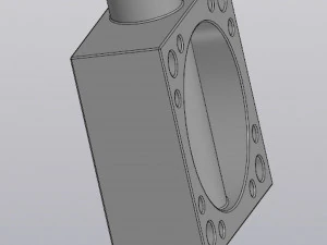 Square vase 3D Print Model