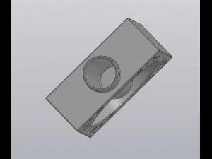 Square vase 3D Print Model