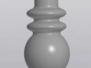 Elegant vase 3D Print Model