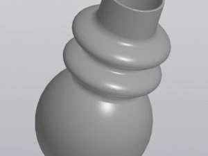 Elegant vase 3D Print Model