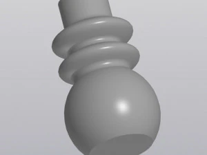 Elegant vase 3D Print Model