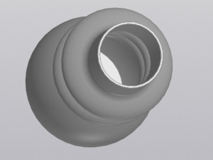 Elegant vase Model do druku 3D