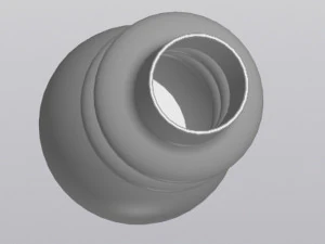 Elegant vase 3D Print Model