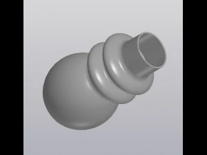 Elegant vase 3D Print Model