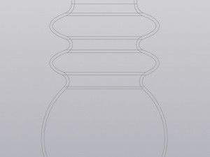 Elegant vase Model do druku 3D