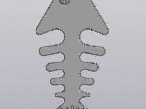 Fish bone vase Modelo de Impressão 3D