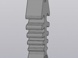 Fish bone vase 3D 打印模型