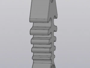 Fish bone vase 3D Print Model