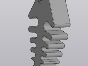 Fish bone vase 3D 打印模型