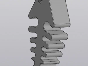 Fish bone vase 3D Print Model
