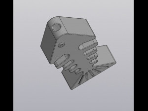 Fish bone vase 3D 打印模型