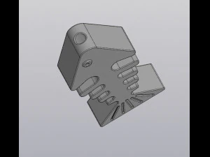 Fish bone vase 3D Print Model