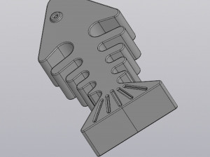 Fish bone vase 3D 打印模型