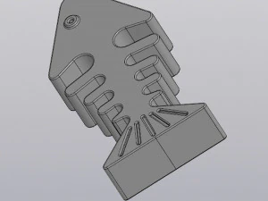 Fish bone vase 3D Print Model