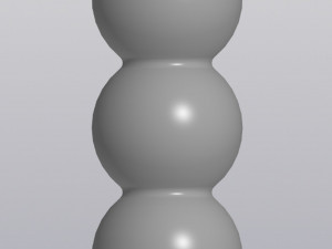 3 bulbs vase Modelo de impresión 3D