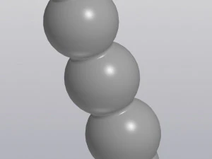 3 bulbs vase 3D Print Model