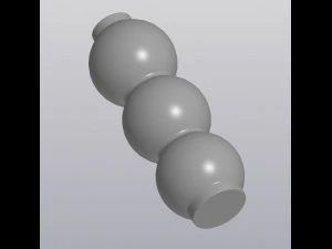 3 bulbs vase 3D Print Model