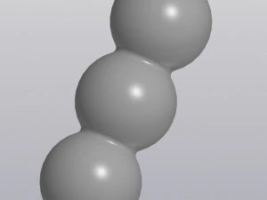 3 bulbs vase 3D Print Model