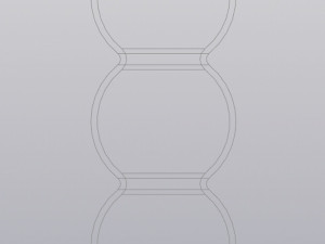 3 bulbs vase 3D Print Model