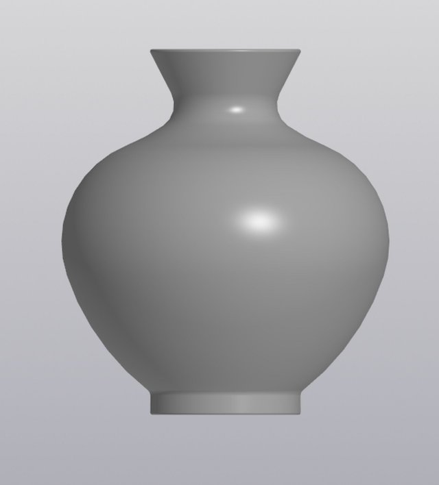 Potbellied vase Model do druku 3D .c4d .max .obj .3ds .fbx .stl .blend