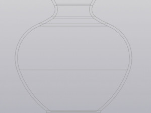 Potbellied vase Model do druku 3D