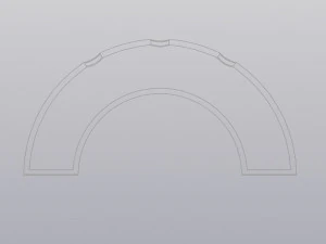 Arch vase 3D Print Model