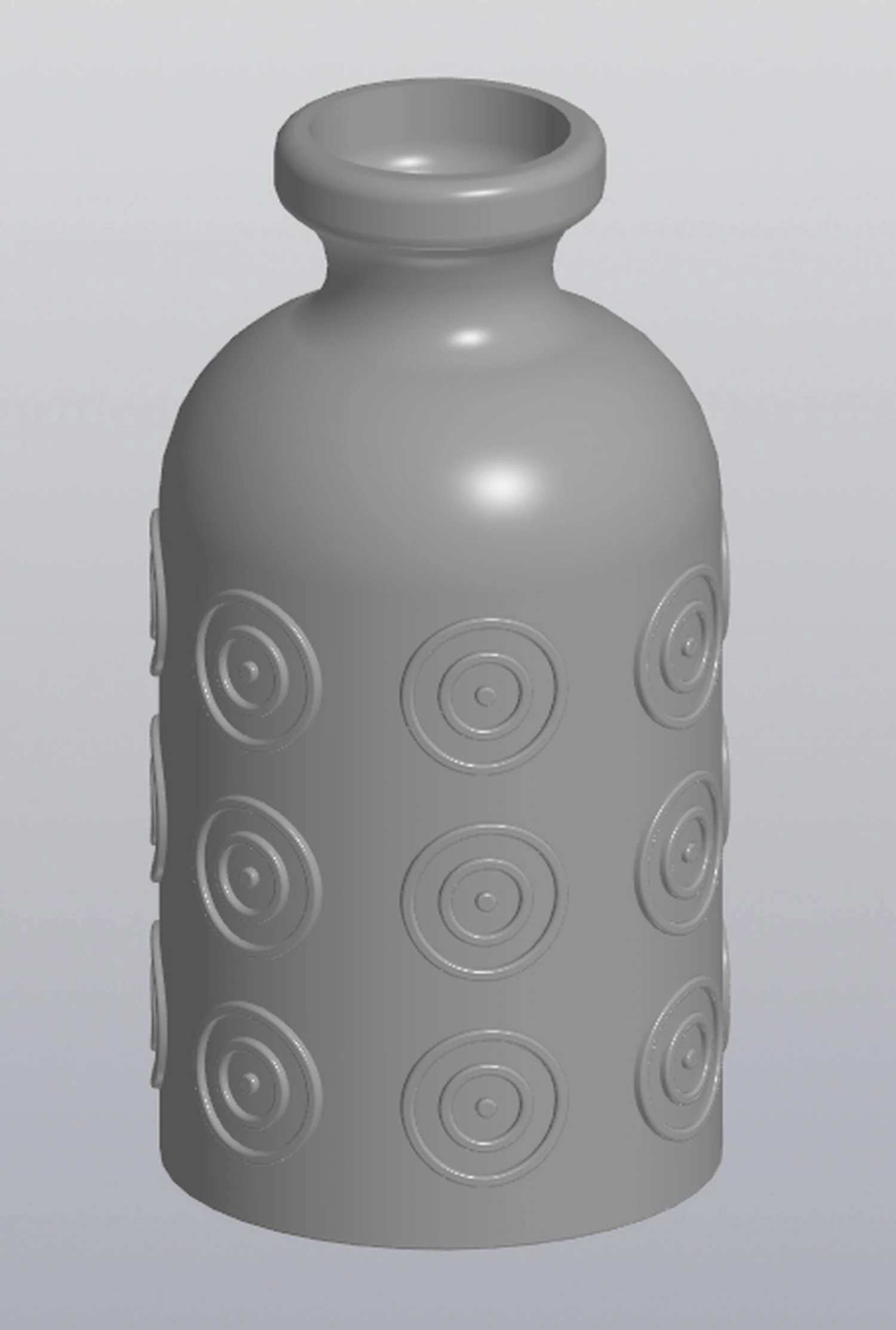 Patterned vase 3D Print Model .c4d .max .obj .3ds .fbx .stl .blend 