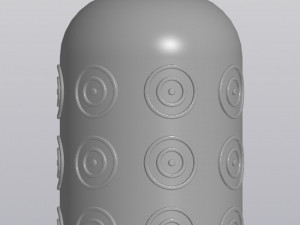 Patterned vase Model Cetak 3D