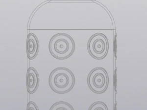 Patterned vase 3D Print Model