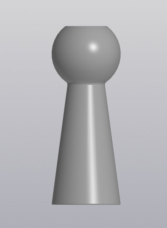 Vase Ball and cone 3Dプリントモデル .c4d .max .obj .3ds .fbx .stl .blend 