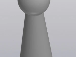 Vase Ball and cone 3D Print Model