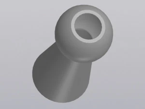 Vase Ball and cone 3D Print Model