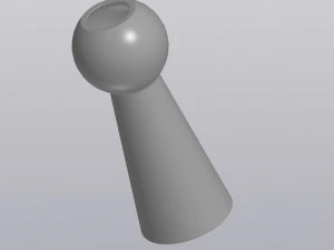 Vase Ball and cone 3D Print Model