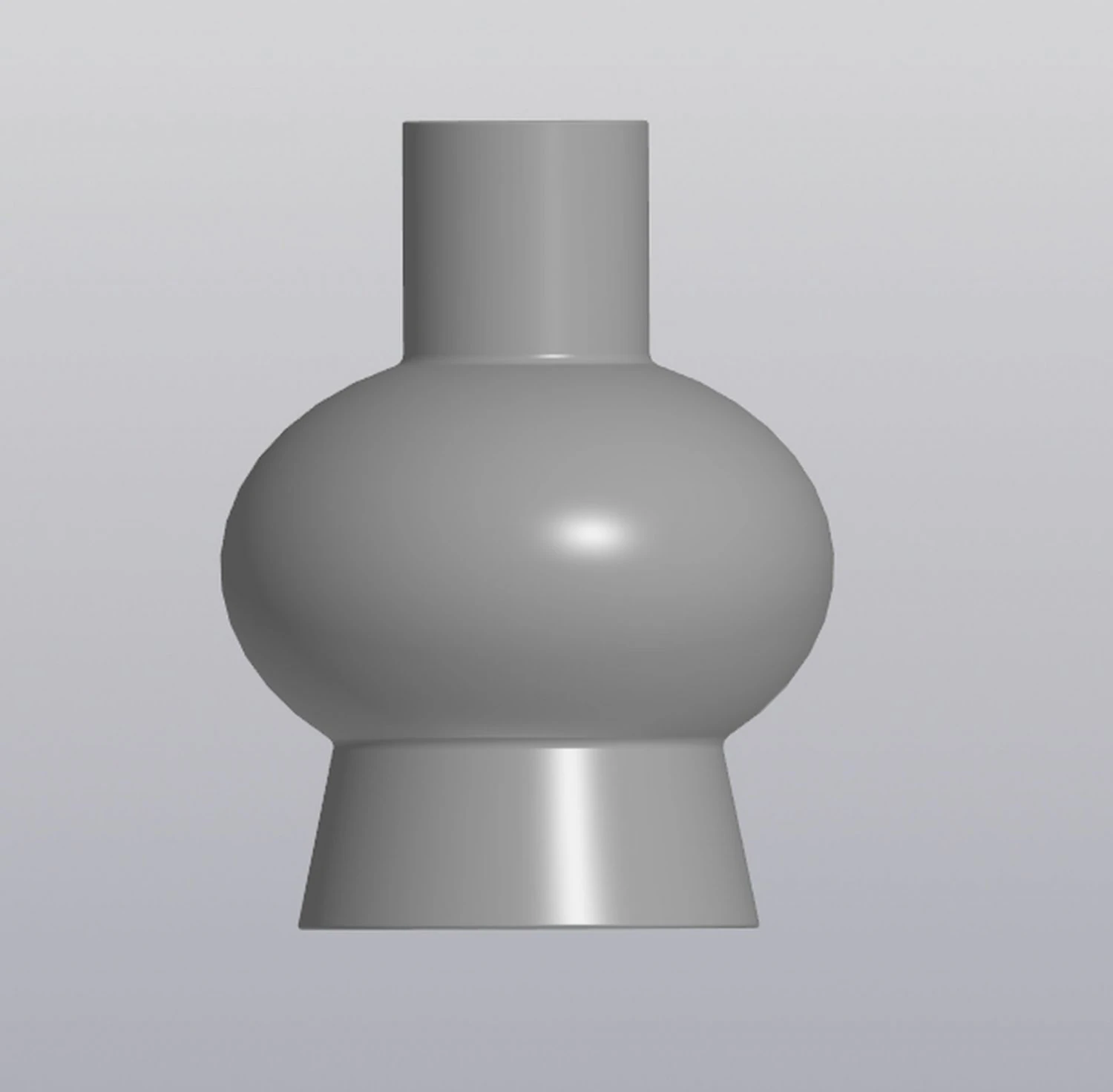 Vase Bulb 3D Print Model .c4d .max .obj .3ds .fbx .stl .blend 