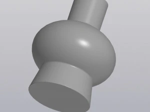Vase Bulb 3D Print Model