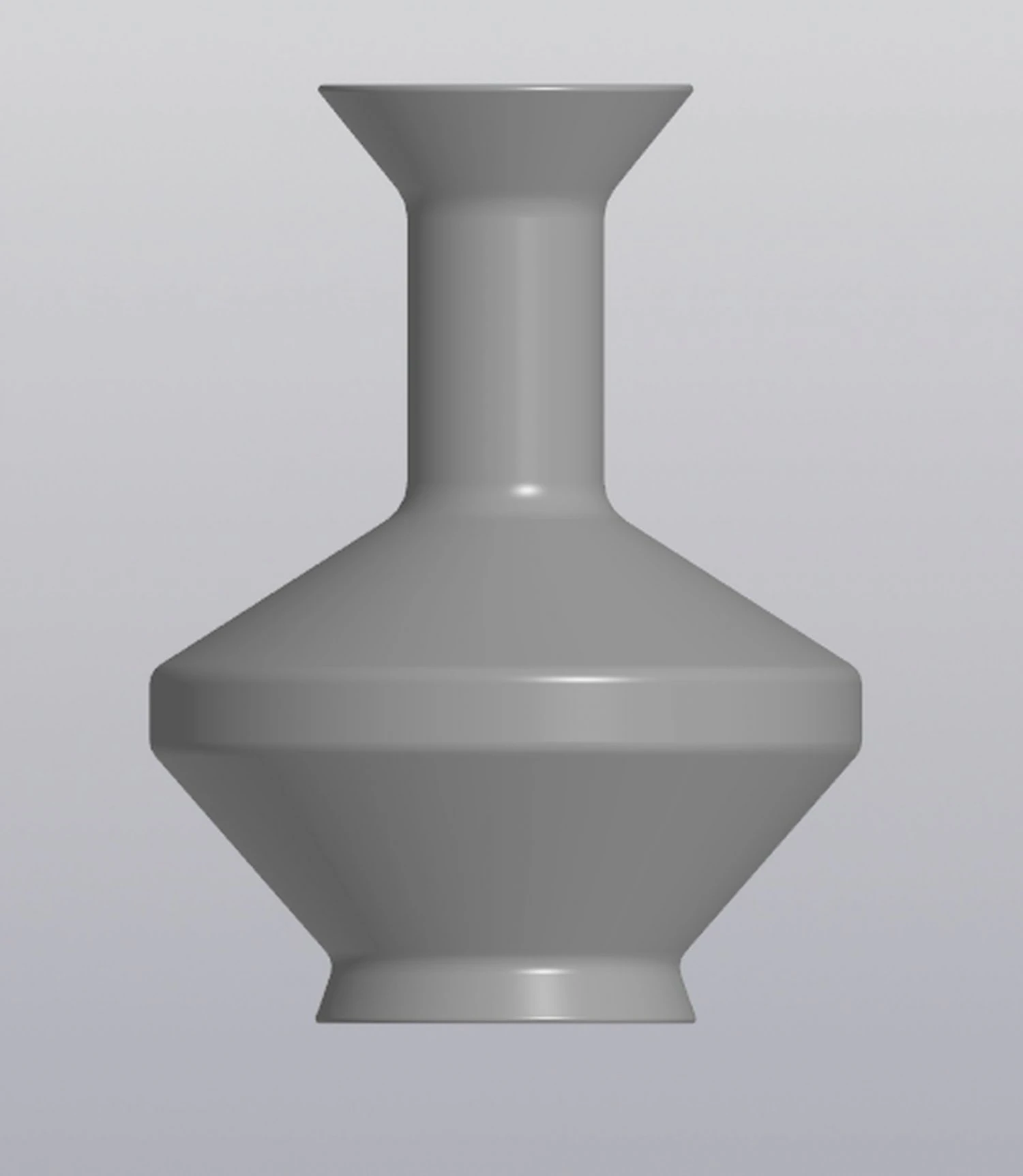 Vase Bottle 3D Print Model .c4d .max .obj .3ds .fbx .stl .blend 