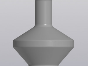 Vase Bottle Model Cetak 3D